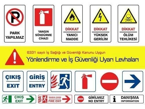 Yönlendirme İkaz Levhaları